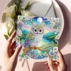 uk.everydayedeals 6Pcs DIY Diamond Painting Greeting Card - Owl Family