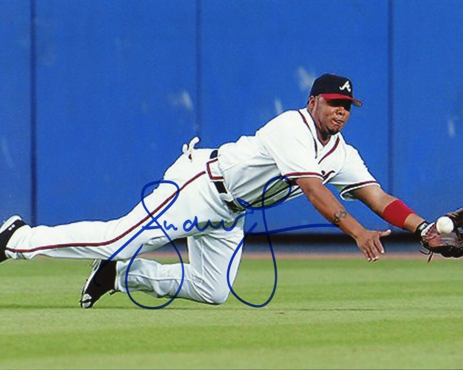 Andruw Jones Autographed Signed 8x10 Photo Poster painting ( Braves ) REPRINT