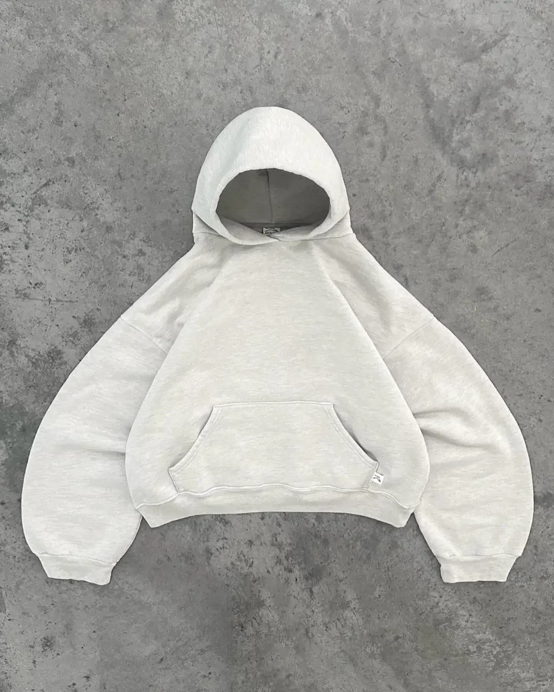 Aonga Simple Brand Harajuku Light Gray High Quality Thickened Hoodie Sweatpants Suit Women's Autumn and Winter Loose Casual Y2K Jacket aonga