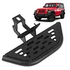 2 Door Carbon Steel Side Steps For Jeep Wrangler JK/JL 2007-2023 350 LBS Load
