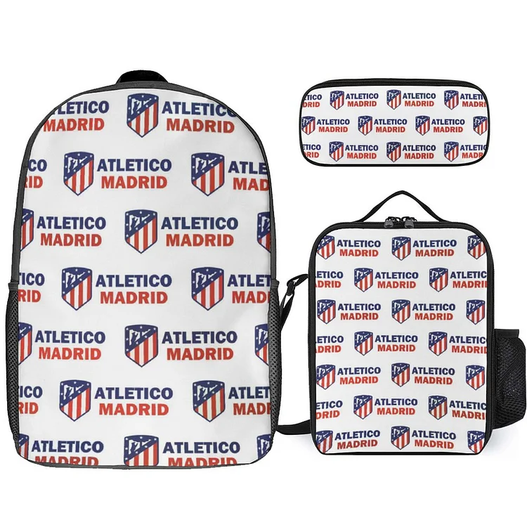 Atletico Madrid Student Schulranzen Lunchbag Stifttasche Kombination