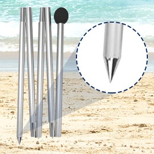 Beach tent sun shelter-Poles