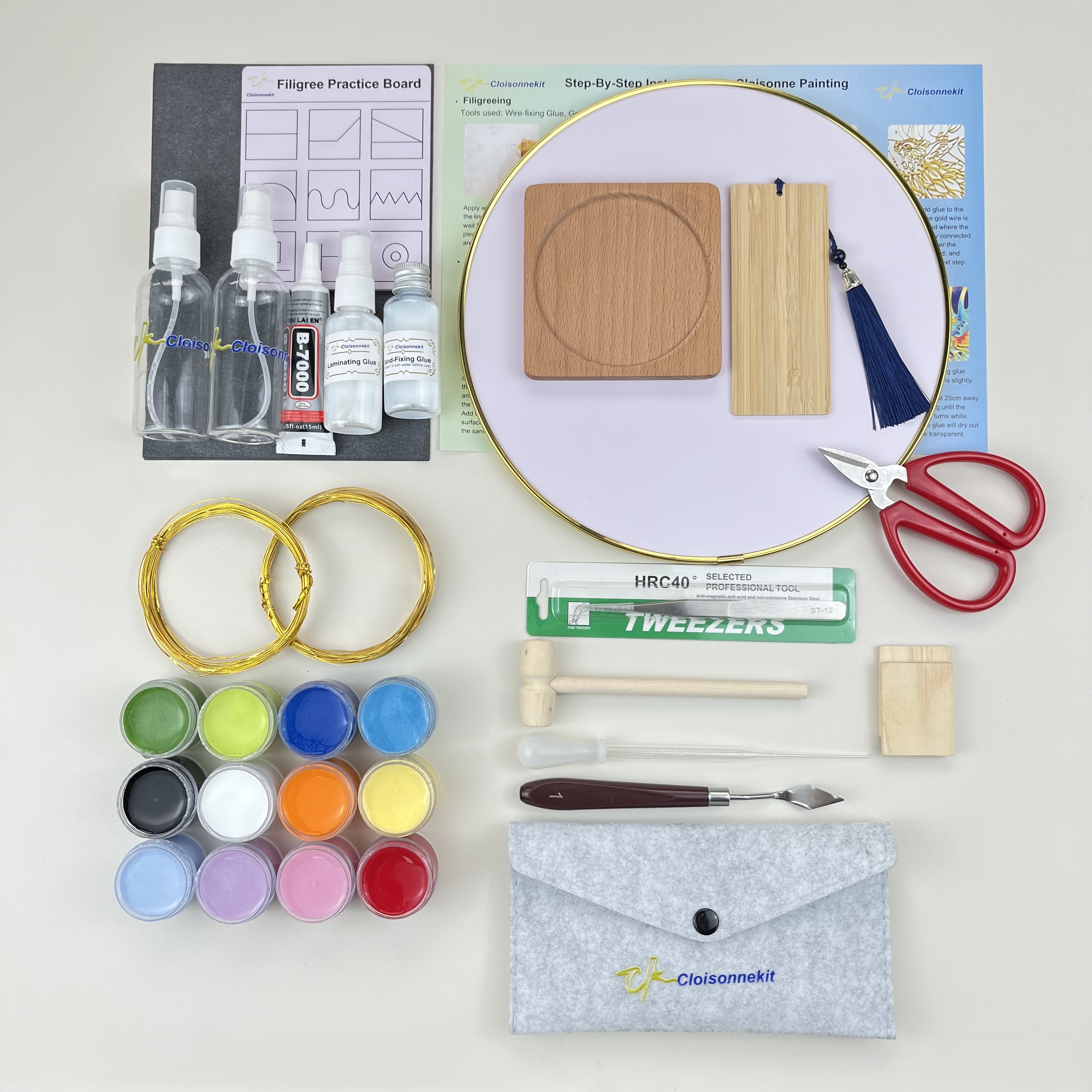 Blank Classroom Cloisonne Painting Art Kits for Art Teaching - Cloisonnekit