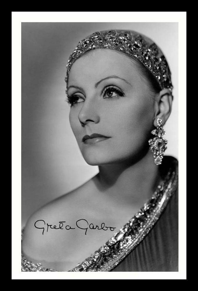 Greta Garbo Autograph Signed & Framed Photo Poster painting