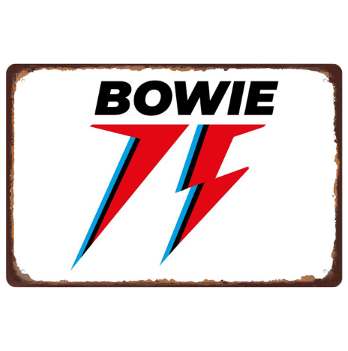 【20*30cm/30*40cm】Bowie - Vintage Tin Signs/Wooden Signs