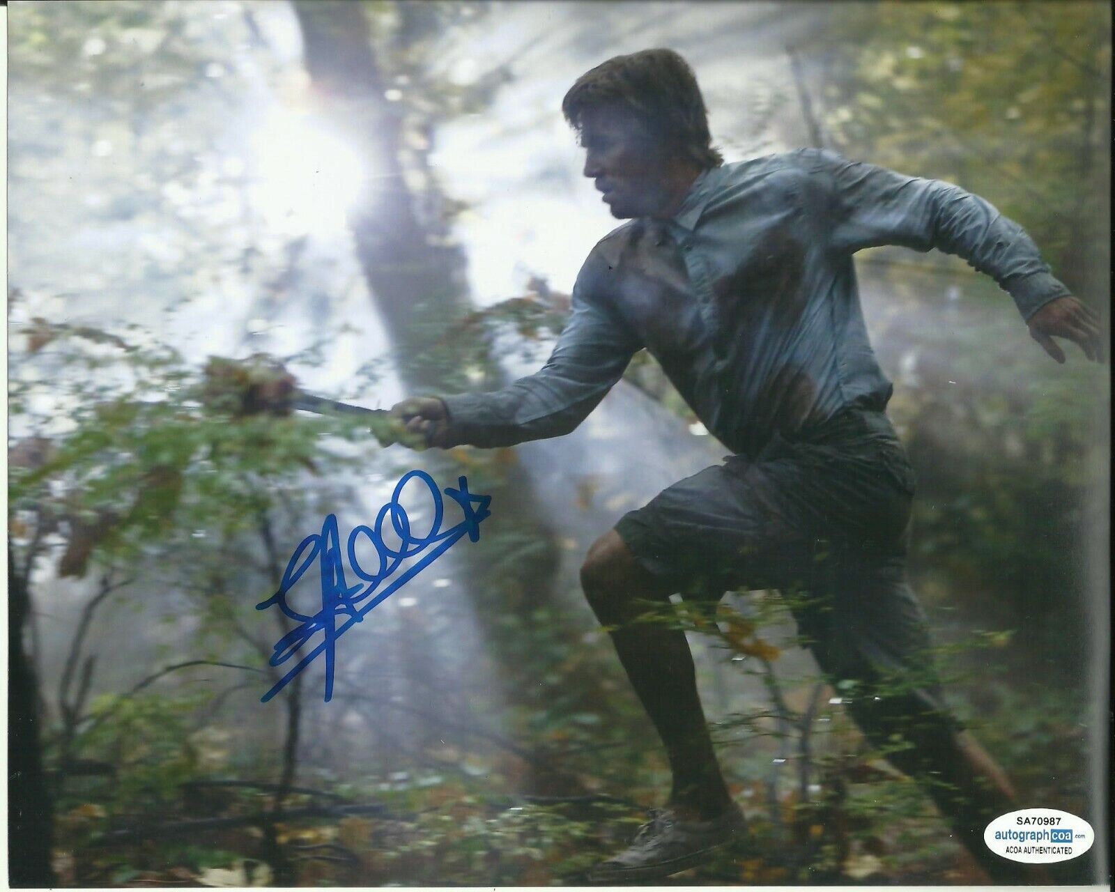 STEPHEN AMELL SIGNED ARROW Photo Poster painting UACC REG 242 (11) FULL SIGNATURE ALSO ACOA CERT