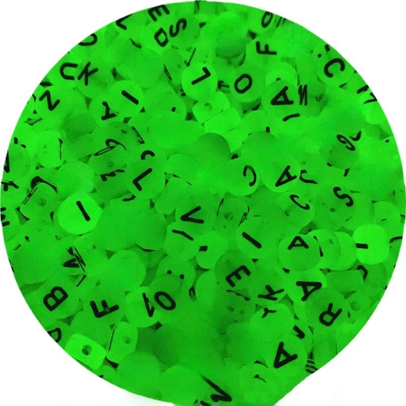 100 PCS/Package Arylic Letter Beads3