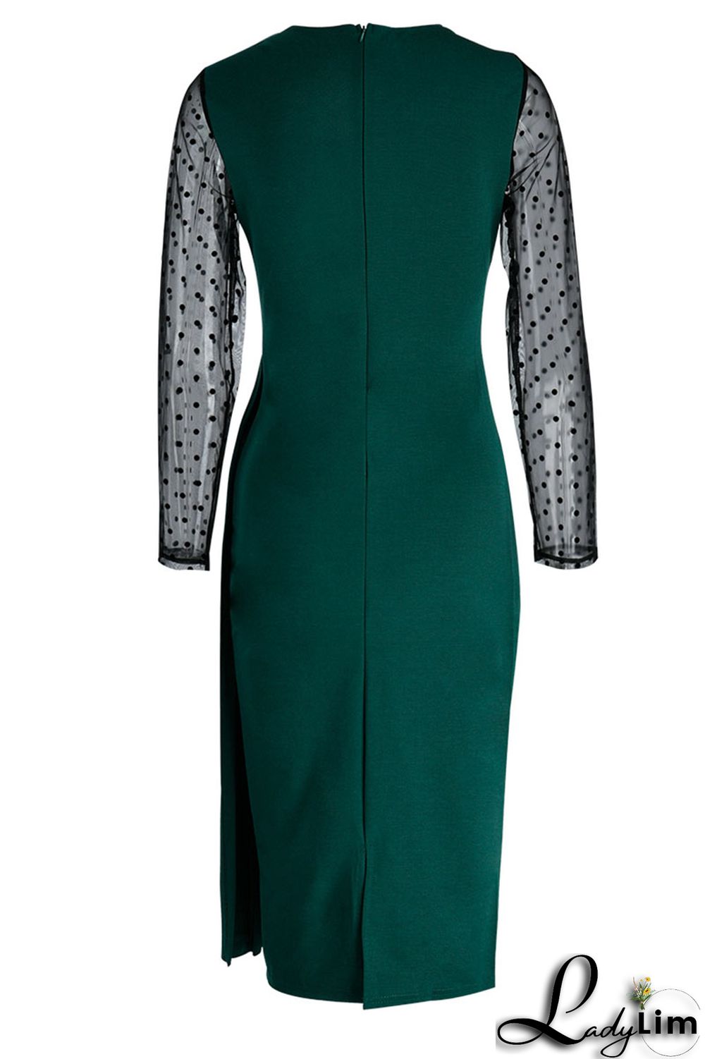 Red Casual Solid Patchwork Fold O Neck Straight Dresses