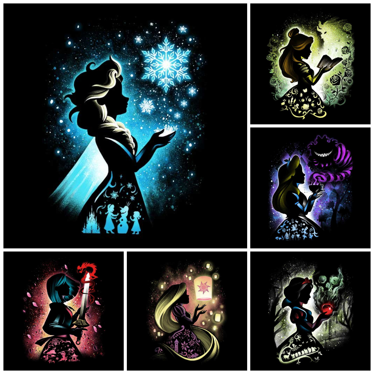 Silhouette diamond painting