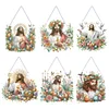 Acrylic Jesus Easter Egg 5D DIY Diamond Painting Hanging Pendant Kit