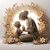 Diamond Painting-DIY Crystal Rhinestone Happy Mother's Day(Box Packaging)