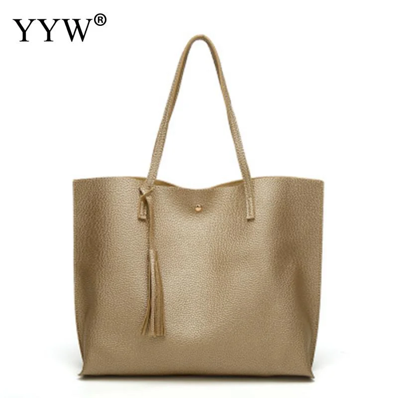 Pongl Tassels Shoulder Bag Large Capacity Tot Bags Women Reticule Shoulder Travel Bag For Ladies Traveling Crossbody Bags Bolsa