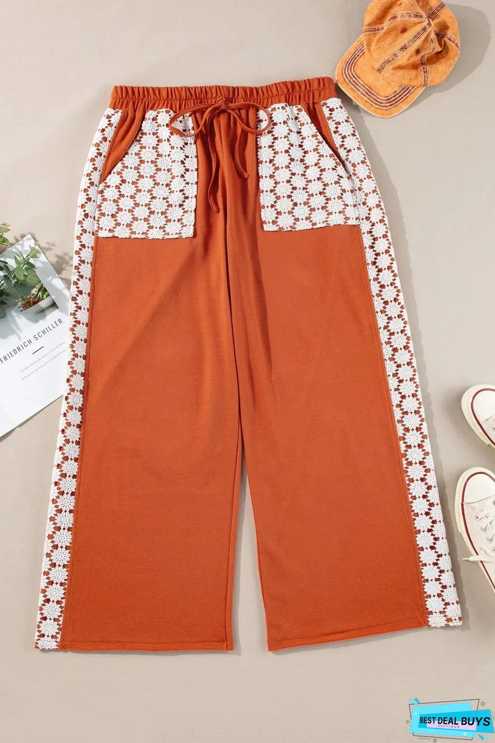 Plus Size Wide Leg Pants