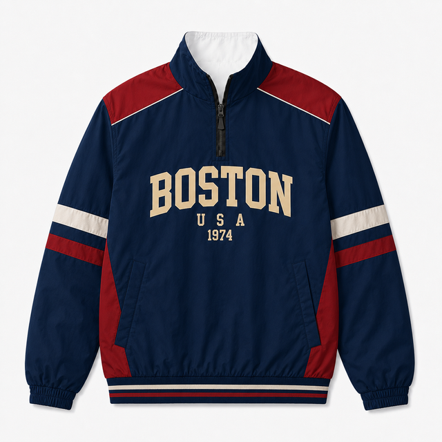 Varsity Boston USA Half Zip Pullover