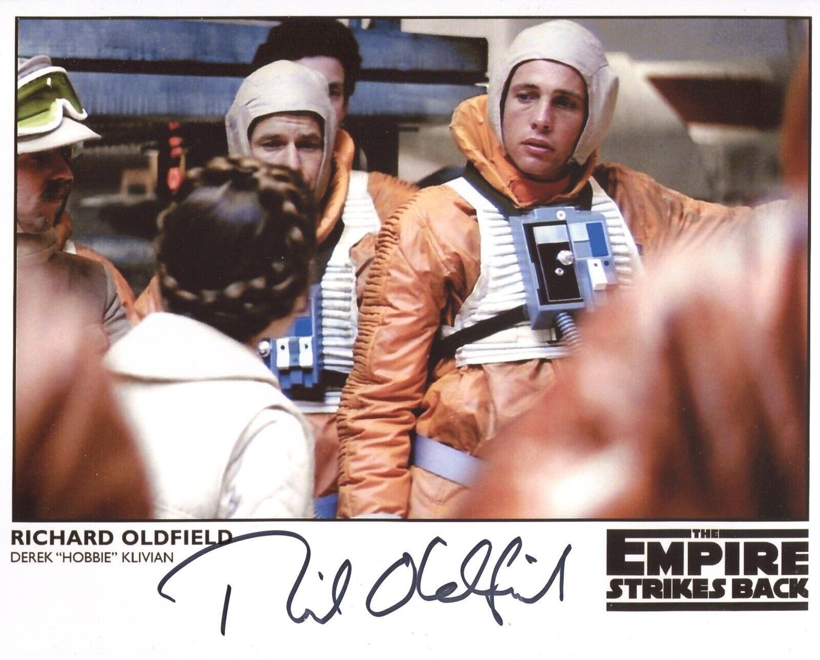 Actor Richard Oldfield signed STAR WARS Empire Strikes Back 8x10 Photo Poster painting IMAGE No1