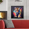Diamond Painting-DIY Full Round Drill Tiger