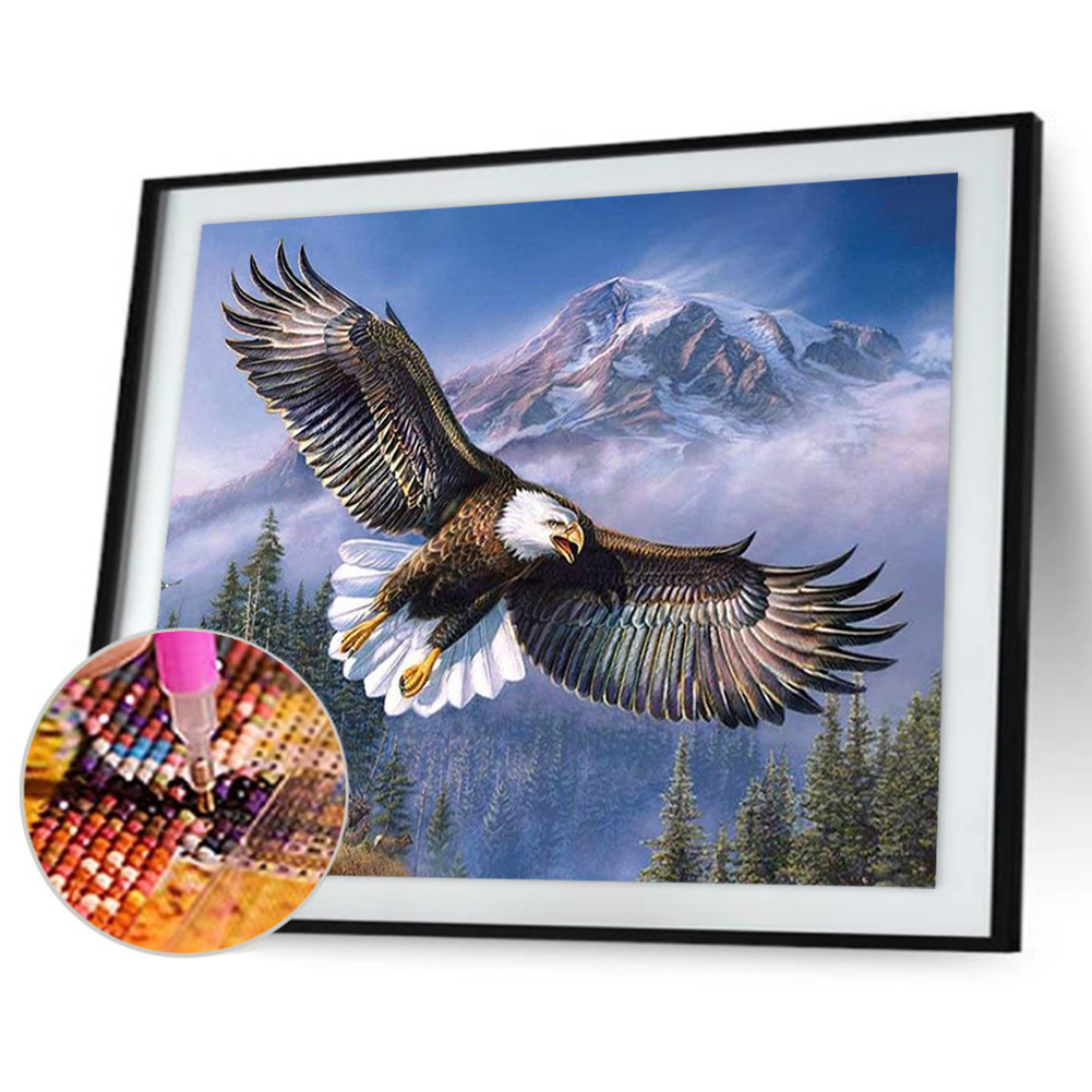 

(Multi-Size) Flying Eagle - Round/Square Drill Diamond Painting - 40*30CM, Round diamond 30*40cm, 501 Original