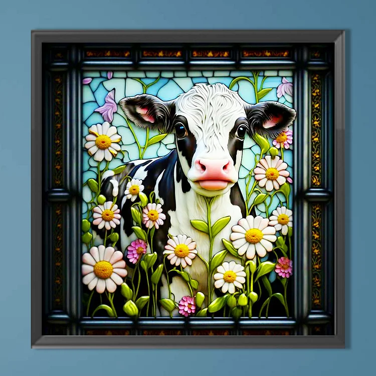 5D Diamond Painting Milk Cow Diamond Art Full Diamond