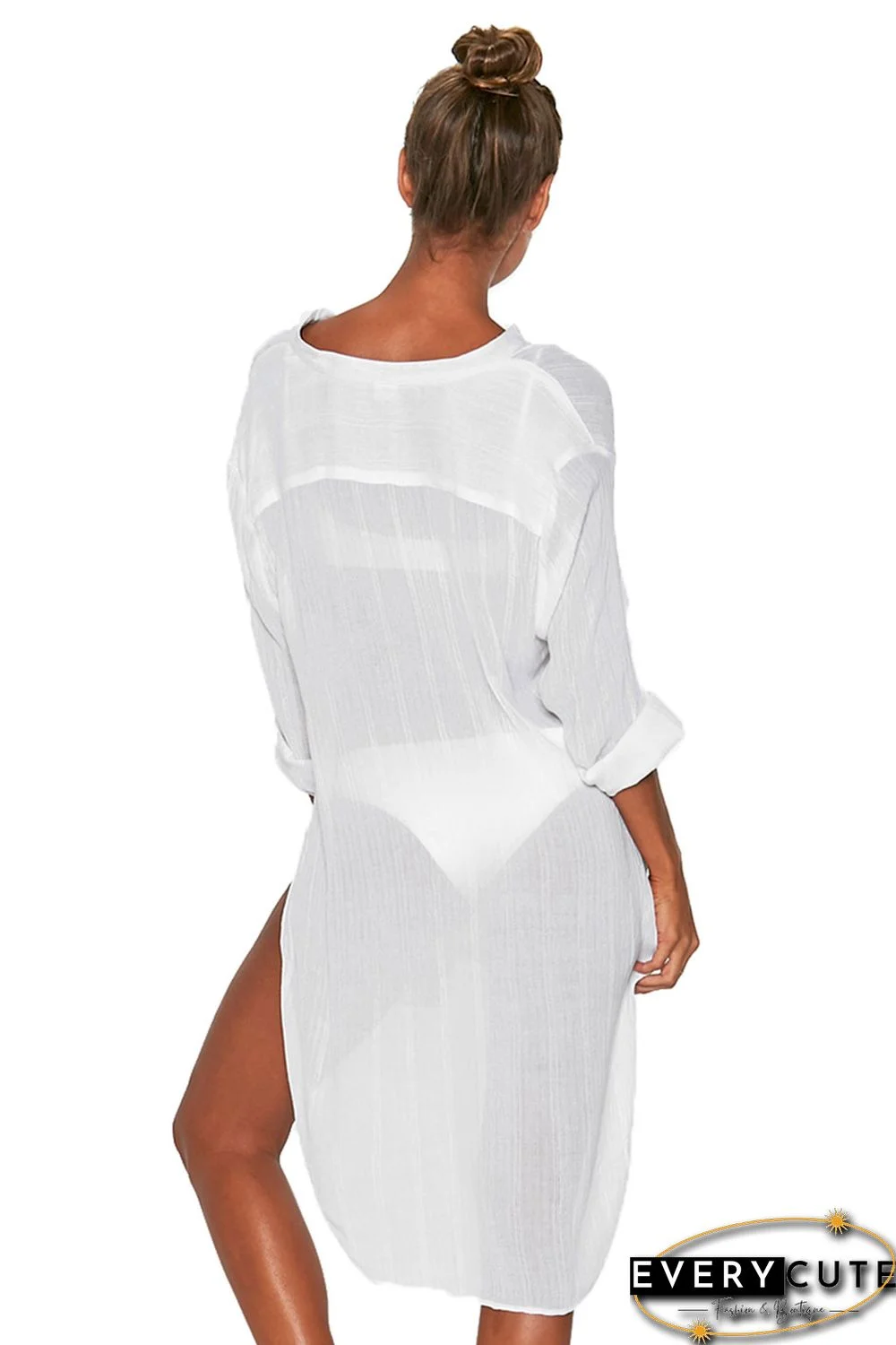 White Megan Cover-Up Tunic