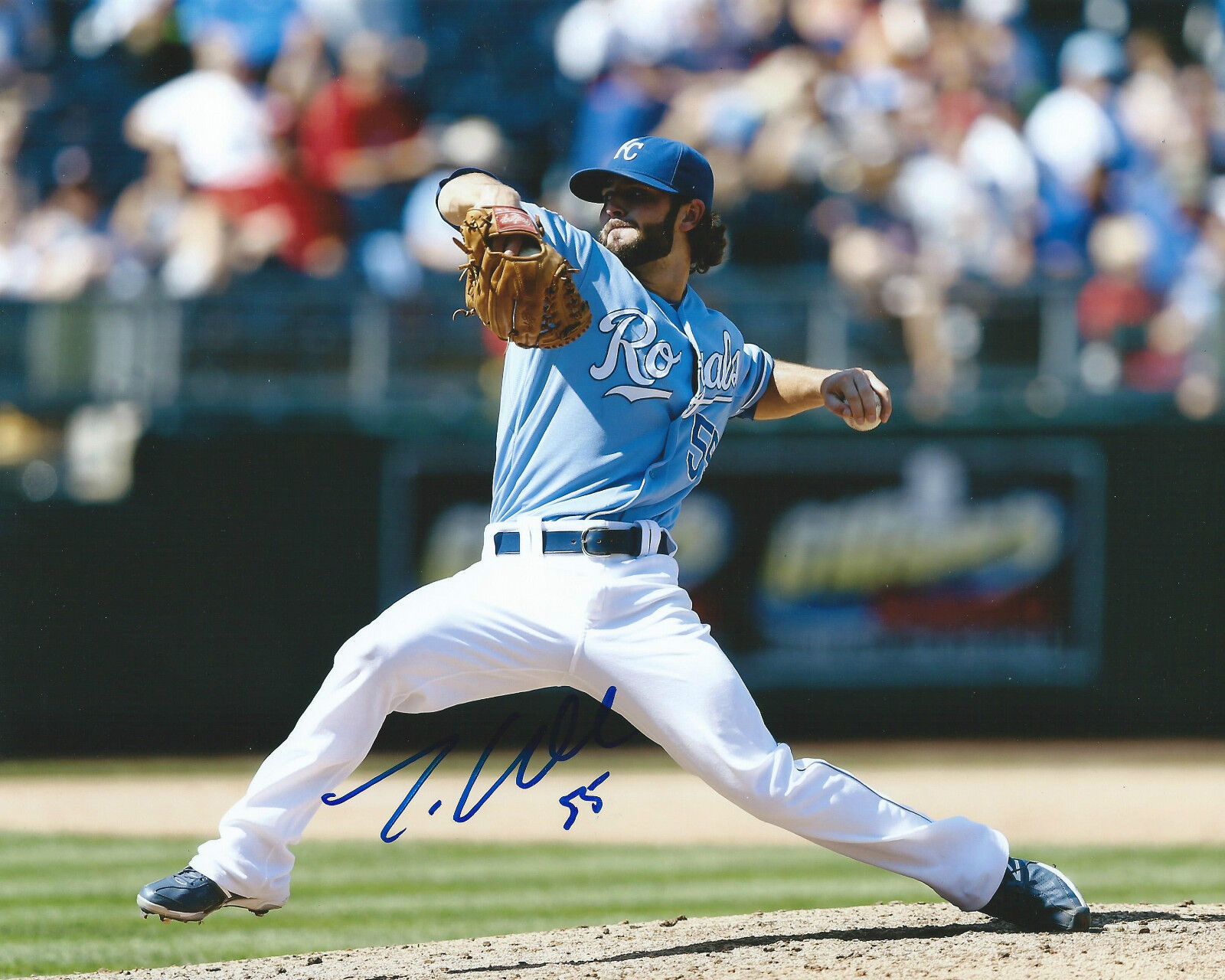 **GFA Kansas City Royals *TIM COLLINS* Signed 8x10 Photo Poster painting T4 COA**