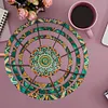 (US Local)Flower Diamond Painting Wooden Serving Tray Decorative Diamond Art Fruit Tray(E)