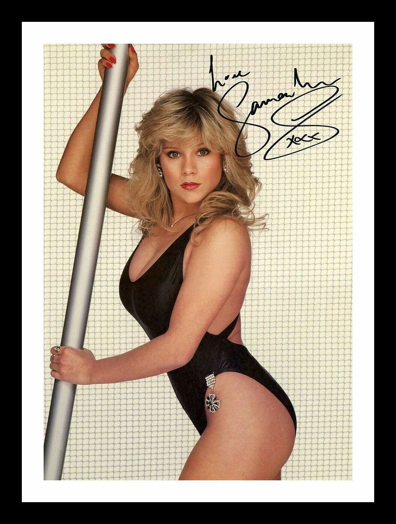 Samantha Fox Autograph Signed & Framed Photo Poster painting 1