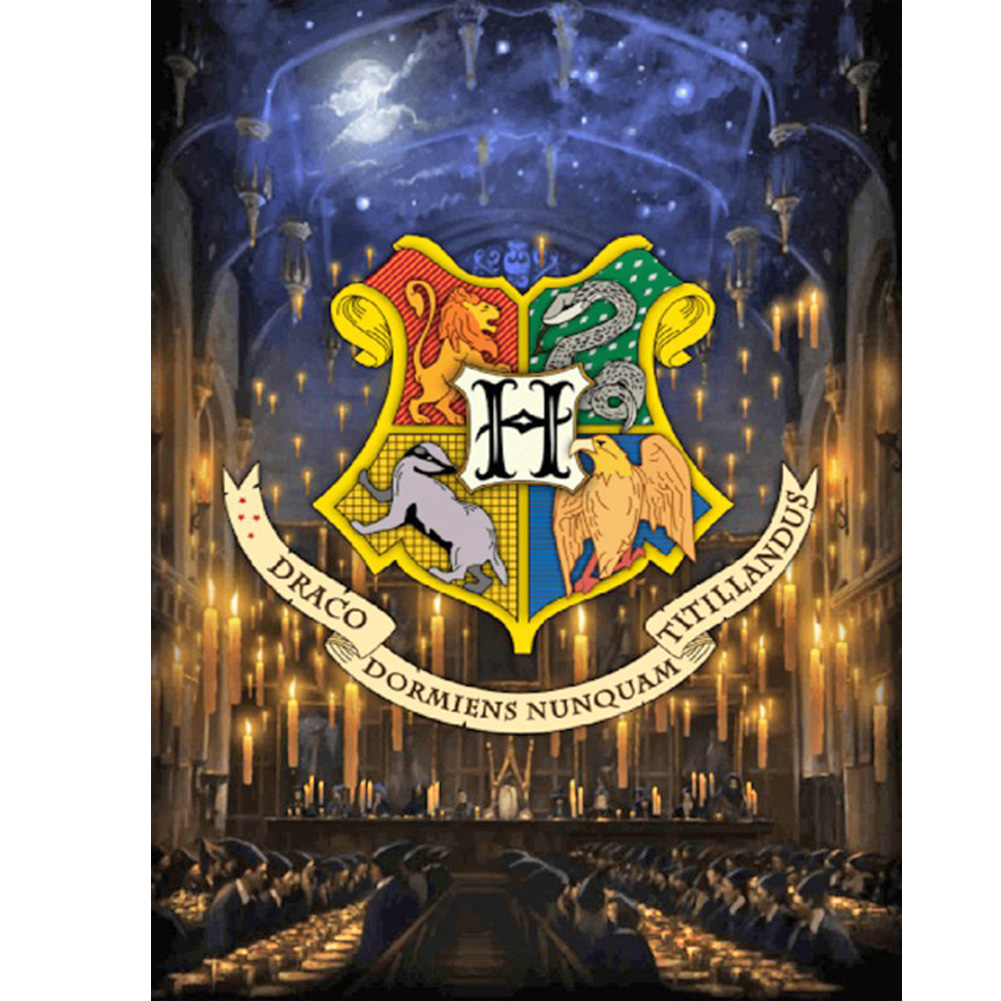 

Multi DIY Kits) Harry Potter Badge - Diamond Painting//Cross Stitch, 40x50, 501 Original