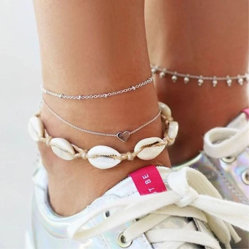 Ethnic Alloy Shell Anklet Wholesale Cheap Jewelry