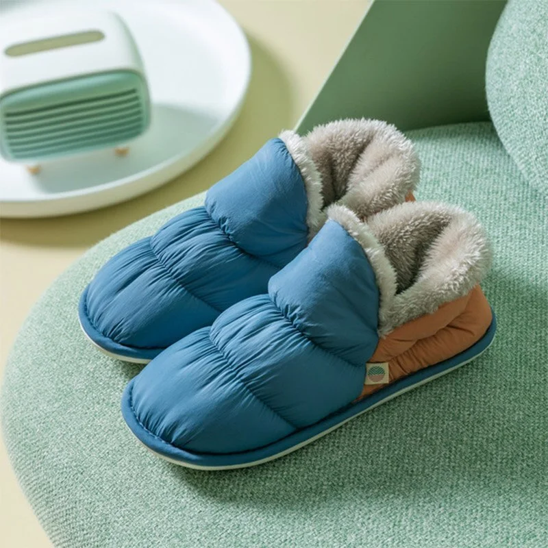 Warm Soft Slippers Home Comfortable Women Shoes Indoor Bedroom Winter Female Footwear 2021 Slip on Cotton Flats Ladies Slippers