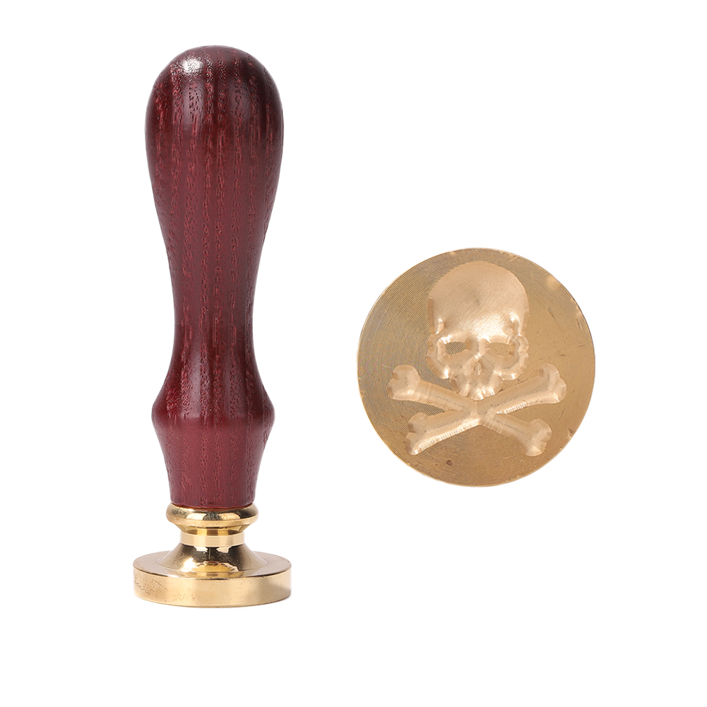 

25mm Skull Wax Seal Stamp Copper Head - Wax Seal Stamp, 501 Original