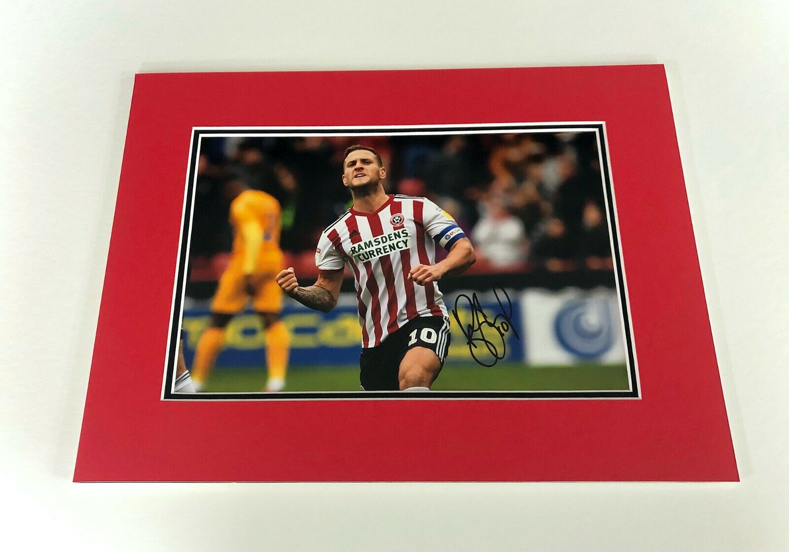 Billy Sharp SUFC SIGNED Mounted Photo Poster painting Display Sheffield United Legend AFTAL COA