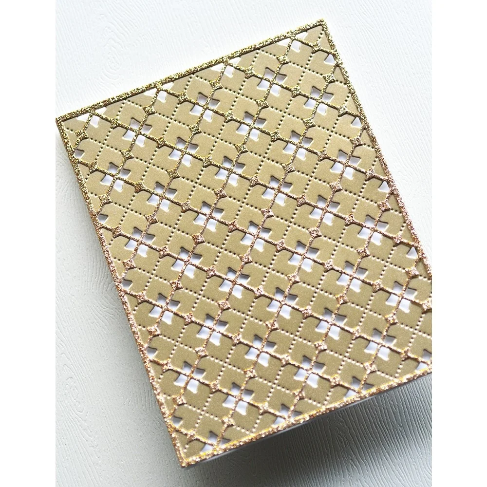 Nigikala Goddess Metal Cutting Dies Pointy Lattice Plate Diy Scrapbooking Photo Album Decorative Embossing Paper Card Crafts