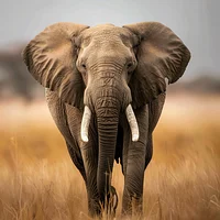 Gentle Elephant Calm - Diamond Painting