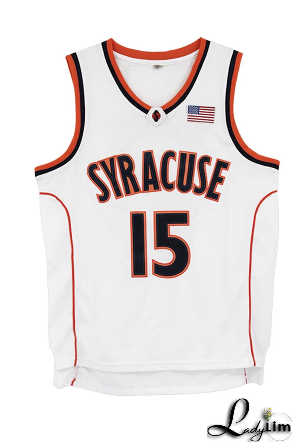 White Fashion Casual Letter Print Patchwork V Neck Vest Dress