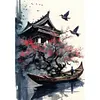 Watercolor Architecture-Paint by Numbers Acrylic Painting 30*40CM(Watercolor)