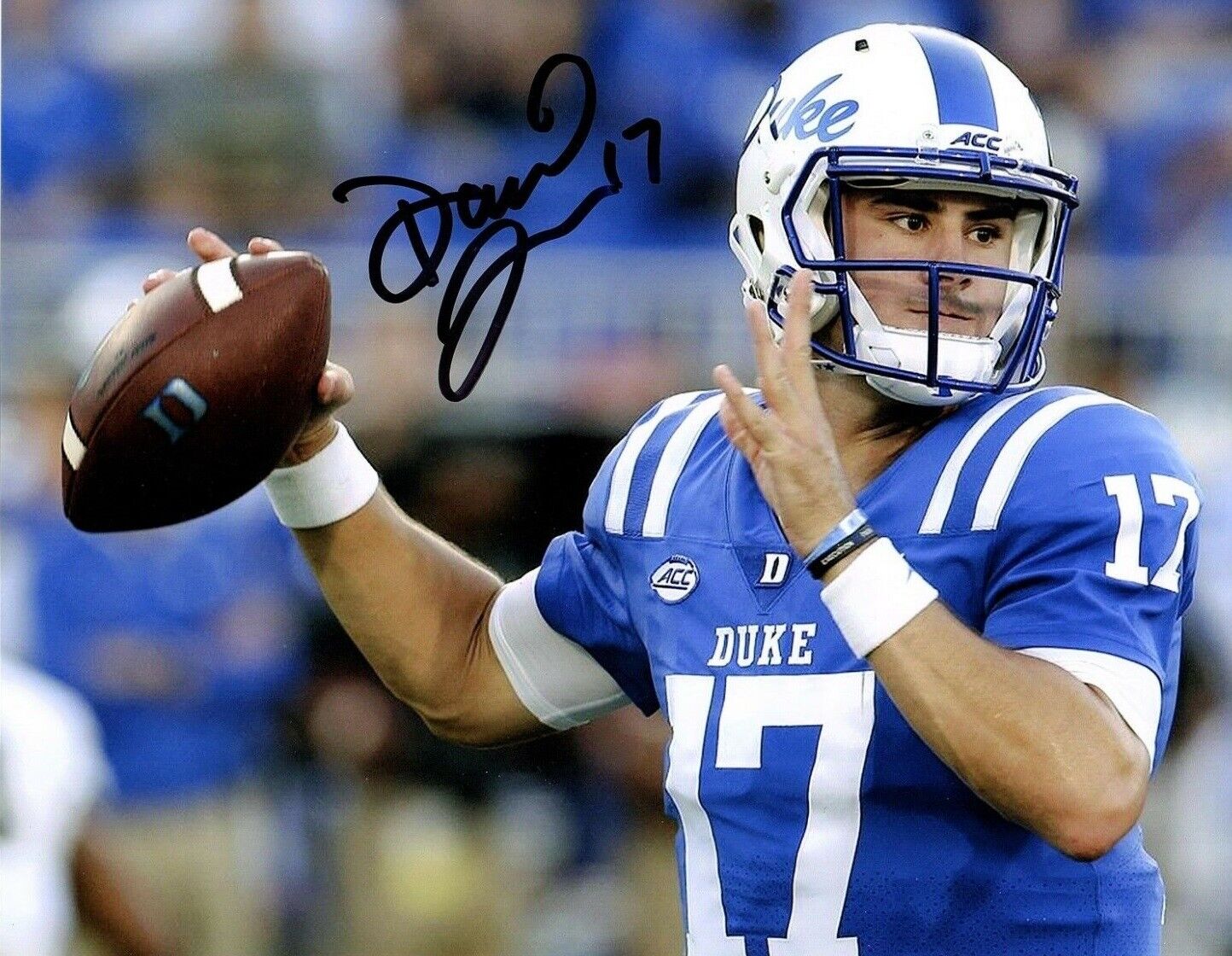 Daniel Jones Autographed Signed 8x10 Photo Poster painting Giants REPRINT