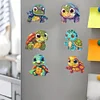 6Pcs Acryl Schildkr&ouml;te - 5d DIY Handwerk Aufkleber Magnet