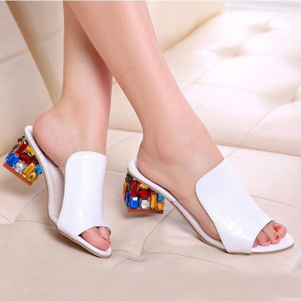 Ummer New European And American Fashion Shoes With Breathable Sandals Diamond In The Rough With Sandals And Slippers - Shop Trendy Women's Fashion | TeeYours