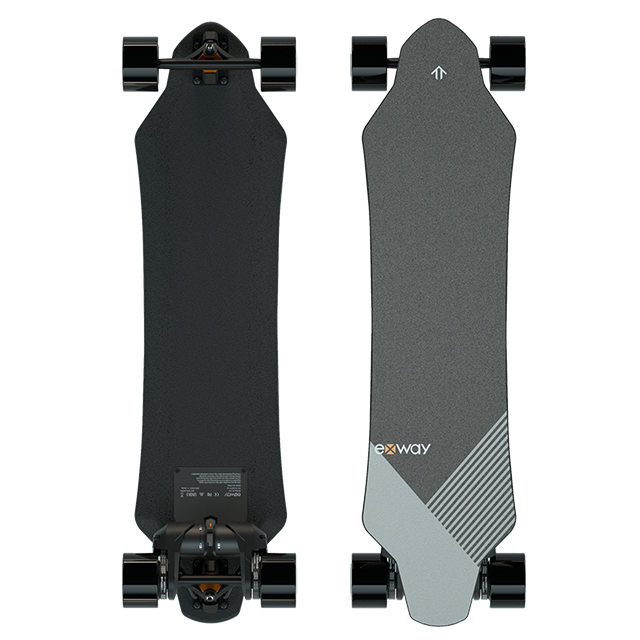 redden metro haalbaar Exway X1 Pro intelligent Electric Skateboard & Longboard with dual-hub  motors four wheels for adults teens youths