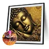 Diamond Painting -DIY Round Drill Golden Buddha Statue(40x40cm)