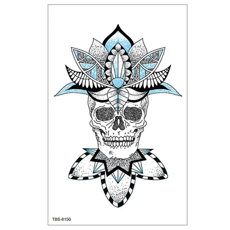 Fake temporary tattoo stickers Violet flowers rose arm shoulder tattoo Sticker Chest waterproof lady women big on body leg men