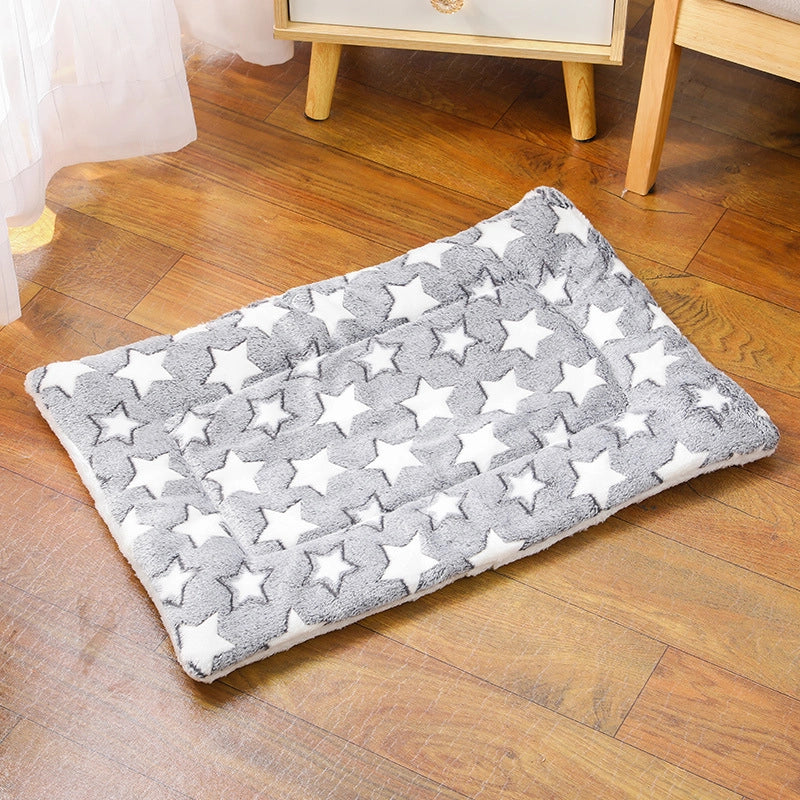Spot Pet Sleeping Mat Thickened Autumn And Winter Warm Mat Cat Dog Universal Blanket Mat Pet Supplies