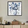 Blue And White Porcelain Vase-Paint by Numbers Acrylic Painting 40*40cm(HOT)