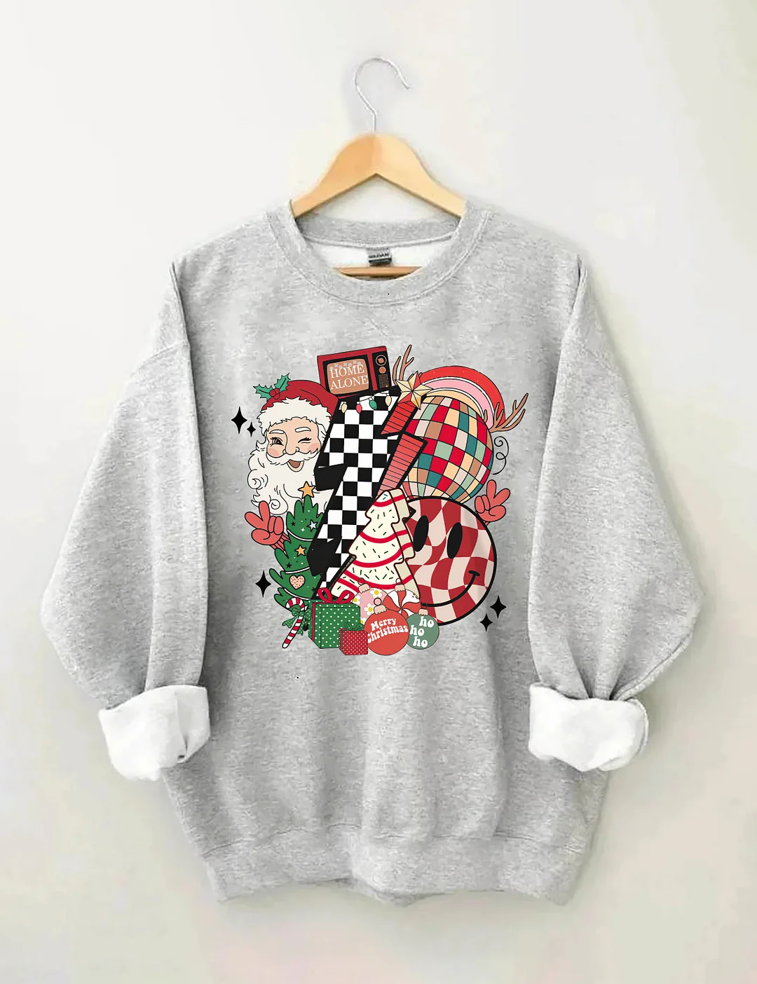 Retro Merry Christmas Sweatshirt