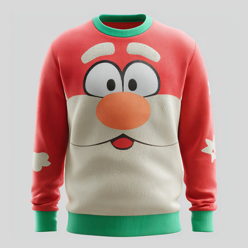 Men's Fun Santa Claus Ugly Sweater elevenforest