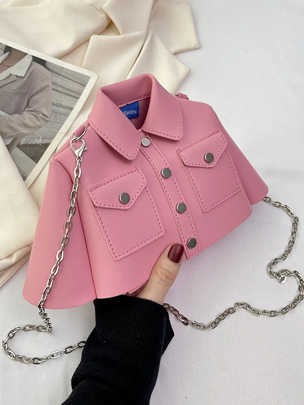 Chains Rivet Jacket-Shaped Split-Joint Crossbody Bags Bags Accessories Bags