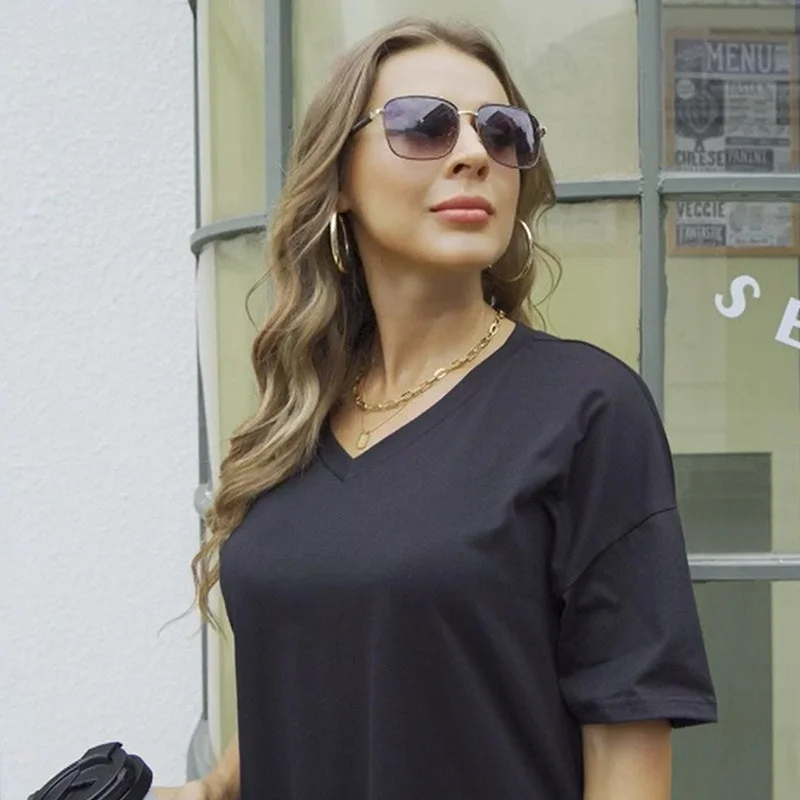 Cozymoo Ladies V-Neck T-Shirt