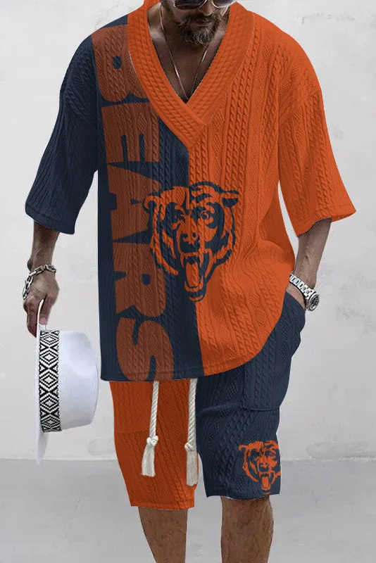 Chicago Bears  Limited Edition Top And Shorts Two-Piece Suits