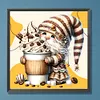 Coffee Bean Gnome-Full Round Diamond Painting 30*30CM