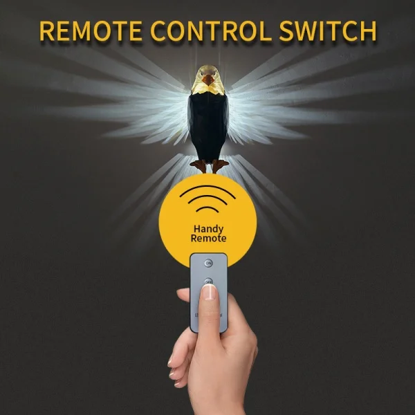 Wall-mounted Convenient Eagle Night Light